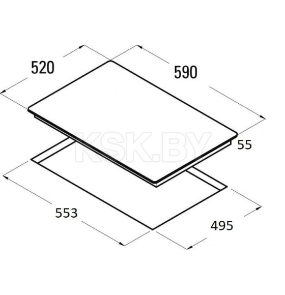 Варочная поверхность индукционная SCHTOFF I60H06 Black  (I60H06) 