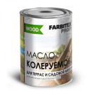 Масло колеруемое для терасс с сад. меб.Farbitex PROFI дуб,  0,9 л (В4А03730) 