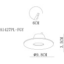 Светильник потолочный ARTE LAMP A1427PL-1GY (A1427PL-1GY) 