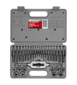 Набор метчиков и плашек М3 - М12 (31 предмет) Matrix 77337
