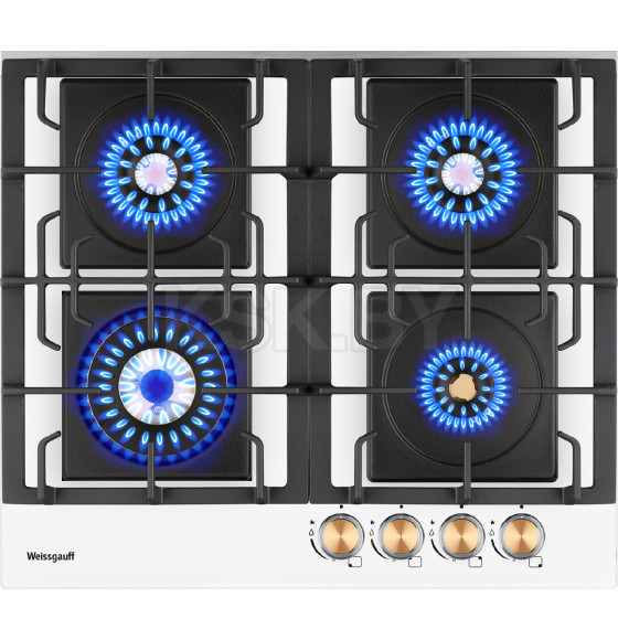 Панель варочная газовая Weissgauff HGG 641 WV Volcano Burner Nano Glass (HGG641WVVolcanoBurnerNanoGlass) 