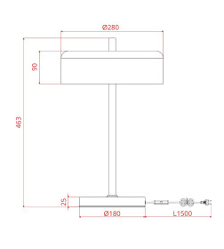 Светильник настольный ARTE LAMP A7052LT-2BK