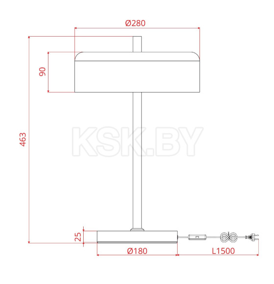 Светильник настольный ARTE LAMP A7052LT-2BK (A7052LT-2BK) 