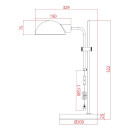 Светильник настольный ARTE LAMP A7055LT-1BK (A7055LT-1BK) 