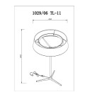 Светильник настольный Divinare 1029/06 TL-11 (1029/06 TL-11) 