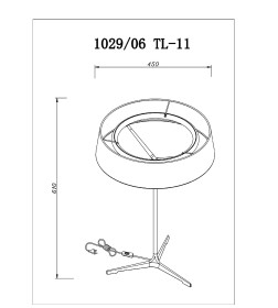 Светильник настольный Divinare 1029/06 TL-11