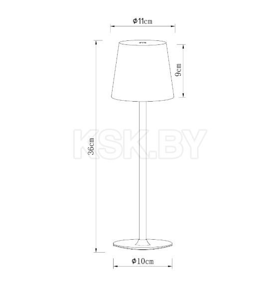 Светильник настольный ARTE LAMP A1614LT-1BK (A1614LT-1BK) 