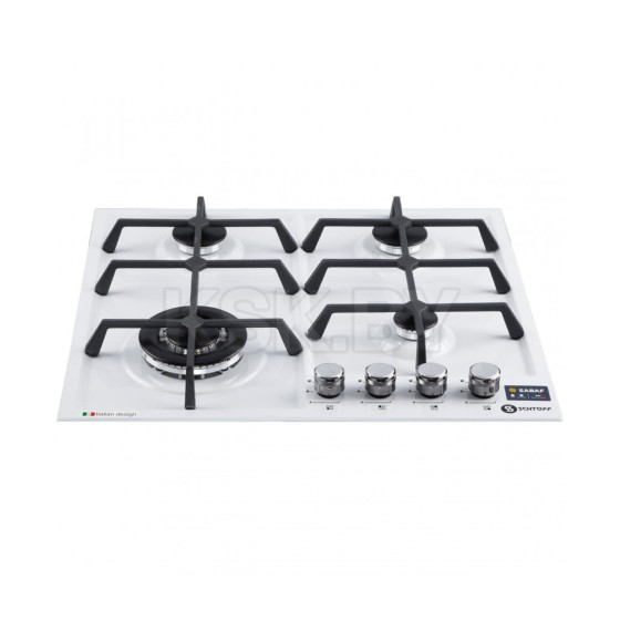 Панель варочная газовая SCHTOFF H 6105 P06 IS (белая матовая эмаль) (H 6105 P06 IS (белая эмаль)) 
