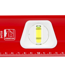 Уровень 1000 мм алюминиевый, магнитный, фрезерованный, 3 глазка (1 зеркальный), 2 компонентные рукоятки Matrix 34733
