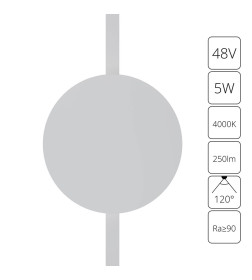 Светильник настенный ARTE LAMP A6163PL-1WH
