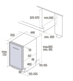 Посудомоечная машина встраиваемая SVA 45107 IMAFL Schtoff