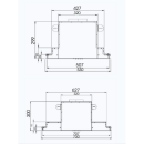 Вытяжка кухонная Akpo Neva Glass II 80 wk-10 белое стекло/белый