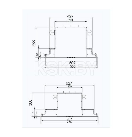 Вытяжка кухонная Akpo Neva Glass II 80 wk-10 белое стекло/белый