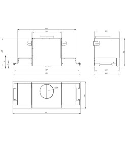 Вытяжка кухонная Akpo Neva Glass 80 wk-10 белое стекло/белый