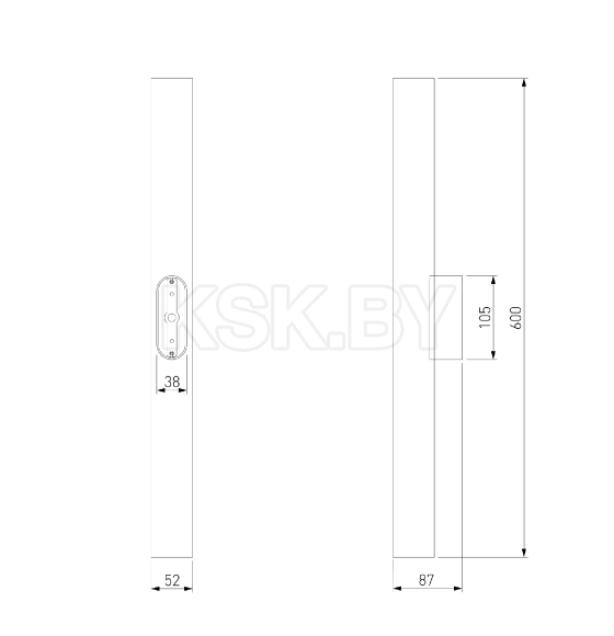 Светильник настенный светодиодный Langer IP44 40124/LED матовое золото (a061987) 