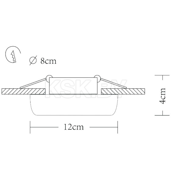 Светильник потолочный ARTE LAMP A5307PL-1WH (A5307PL-1WH) 