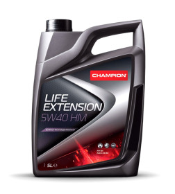 Масло моторное Champion Life Extension 5W-40 HM 5л