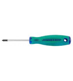 Отвертка крестовая PH1х75 мм ANTI-SLIP GRIP Jonnesway D71P175