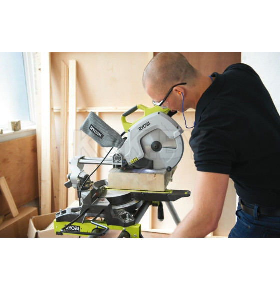 Пила торцовочная RYOBI EMS 254 L (5133001202) 