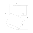 Светильник потолочный светодиодный Rolly 9W 4000K белый 25112/LED (a067487) 