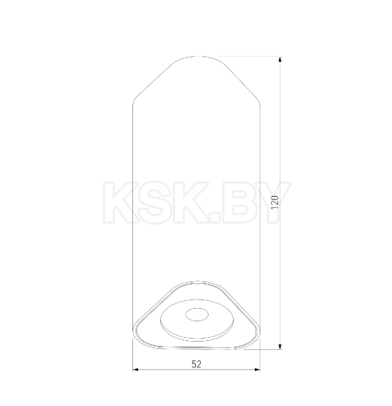 Светильник потолочный светодиодный Trio 8W 3000K белый 25110/LED (a067063) 