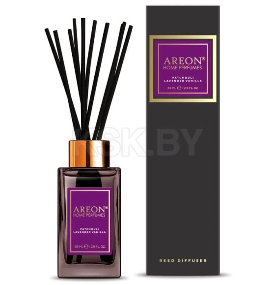 Аромат. возд. AREON HOME PERFUME STICKS PREMIUM 85ml Patchouli, Lavender & Vanilla (ARE-PSL02) 