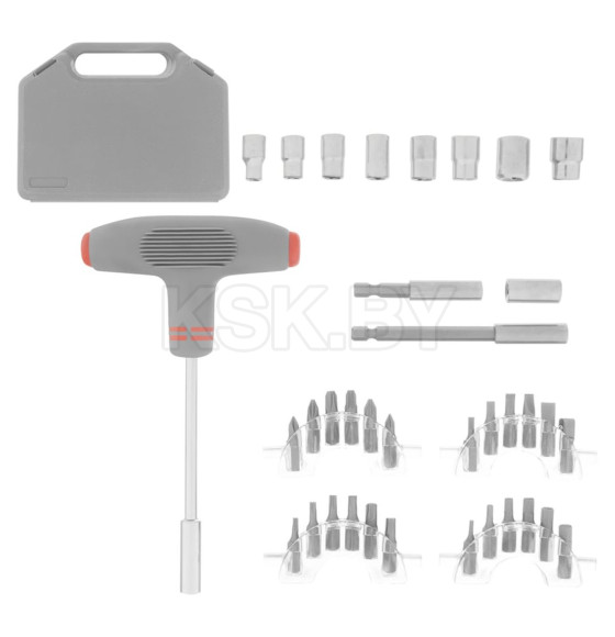 Отвертка Т-образная с набором головок и бит (36 предметов) Matrix 11572 (11572) 