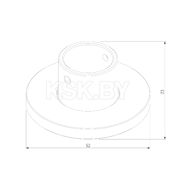 Напольно-потолочное крепление Round Mini Magnetic 85203/00 (a067291) 