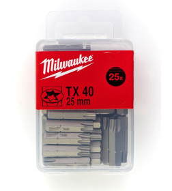 Бита MILWAUKEE TX40 25 мм (25 шт.)