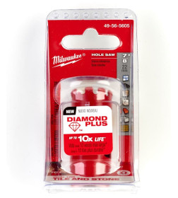 Коронка алмазная 22мм по керамограниту Milwaukee DIAMOND PLUS