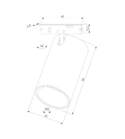 Светильник трековый 9W 3000K латунь/черный Mini Magnetic 85204/01