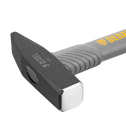 Молоток слесарный 400 гр кованый, фибергласовая  рукоятка c TPR покрытием Denzel 10484