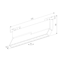 Светильник трековый 12W 3000K черный Mini Magnetic 85208/01 (a067280) 