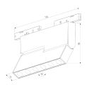 Светильник трековый 6W 3000K черный Mini Magnetic 85207/01 (a067279) 