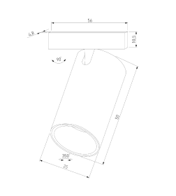 Светильник трековый 3W 3000K черный Mini Magnetic 85200/01