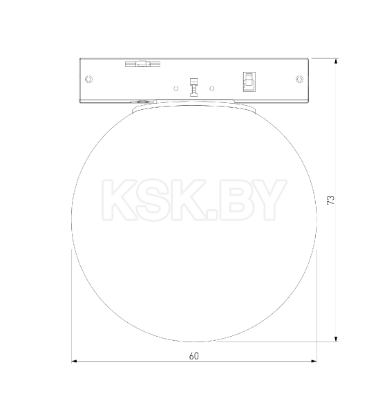 Светильник трековый 3W 3000K 85199/01 (a067271) 