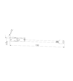 Ввод питания M черный 1,7 м Mini Magnetic 85196/00