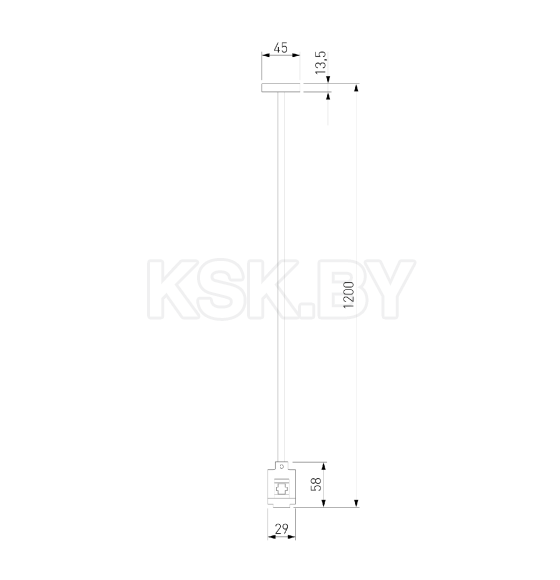 Набор для подвеса 1200 мм без питания Esthetic Magnetic 85155/00 (a065439) 