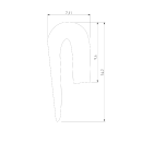 Гарпун для шинопровода в натяжной потолок Slim Magnetic 85163/00 (a066574) 