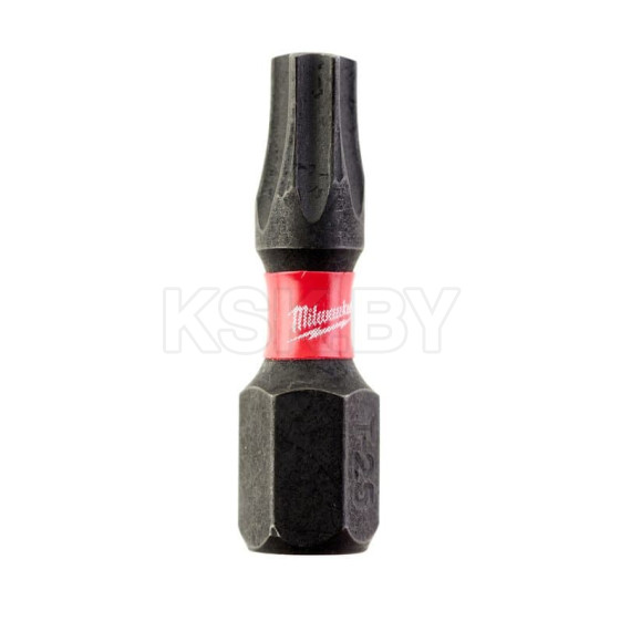 Бита TORX TX25х25мм ударная Milwaukee Shockwave (2 шт.) (4932430879) 