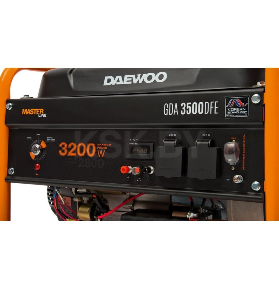 Генератор бензиновый DAEWOO GDA 3500 DFE (газовый) (GDA 3500 DFE) 