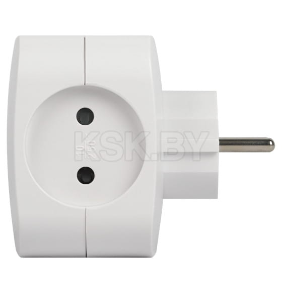 Разветвитель на 4 розетки 220V + 2xUSB 2400mA, без заземления 10А (белый) Эра SP-4-USB-W (SP-4-USB-W) 