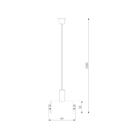 Набор подвеса без питания черный Module System 85186/00