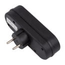 Разветвитель сетевой б-з 3 гнезда 16А 3500Вт черный S-ES3-16O BLACK Uniel (UL-00011232) 