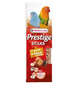 Prestige Sticks доп.корм,пал.попугаев с орехами и изюмом  60 гр