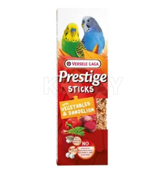 Prestige Sticks доп.корм,пал.попугаев с с овощами и одуванчиками 60 гр (422353) 