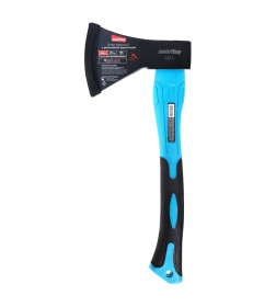 Топор 800 гр кованный с фиберглассовой резиновой рукояткой Smartbuy tools SBT-AX-800p2