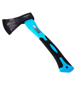 Топор 800 гр кованный с фиберглассовой резиновой рукояткой Smartbuy tools SBT-AX-800p2