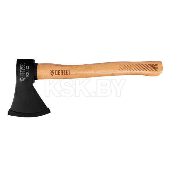 Топор 1000 гр кованый, буковое топорище Denzel 21634 (21634) 