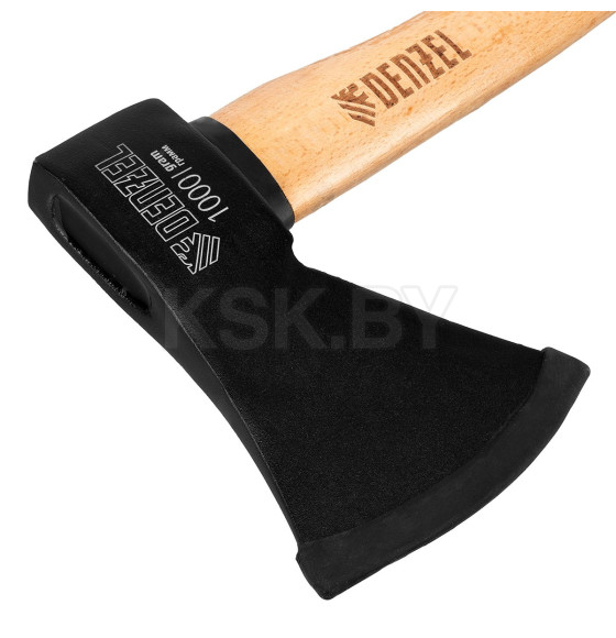 Топор 1000 гр кованый, буковое топорище Denzel 21634 (21634) 